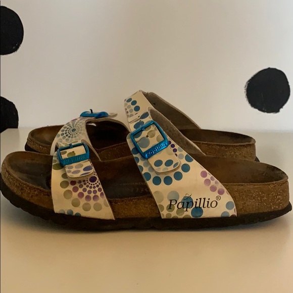 2 strap colourful Birkenstocks - Picture 2 of 2